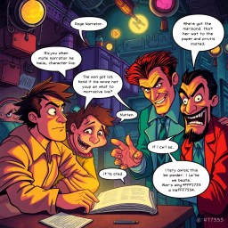 Whose Story Is It Anyway? - Text-based game