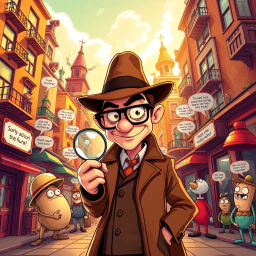 Whose-It-Away: The Great Mysterium - Text-based game